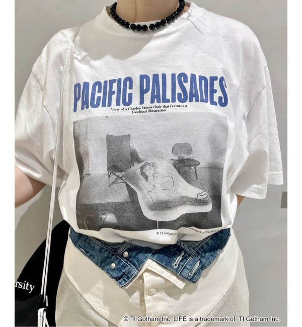 FRAMeWORK「JOHNBULL/ジョンブル LIFE PICTURE COLLECTION PACIFIC PALISADES T」|Tシャツ・カットソー|ホワイト