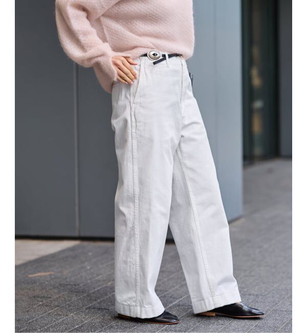 FRAMeWORK「≪追加≫OVER SIZED CHINO パンツ」|チノ|
