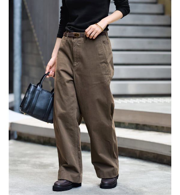 FRAMeWORK「≪追加≫OVER SIZED CHINO パンツ」|チノ|