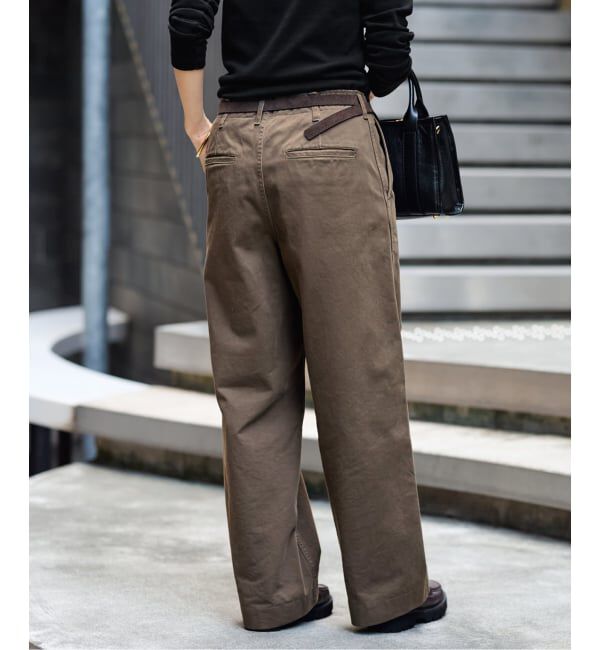 FRAMeWORK「≪追加≫OVER SIZED CHINO パンツ」|チノ|