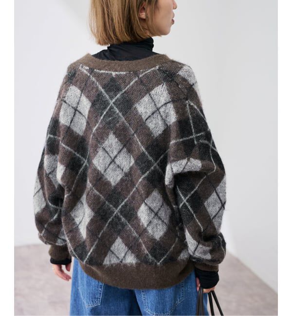 FRAMeWORK「アーガイルVネックカーディガン」|カーディガン|