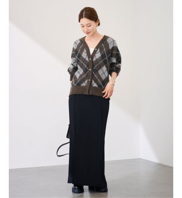 FRAMeWORK「アーガイルVネックカーディガン」|カーディガン|