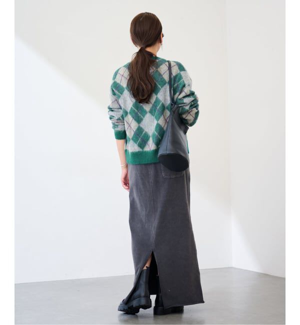 FRAMeWORK「アーガイルVネックカーディガン」|カーディガン|