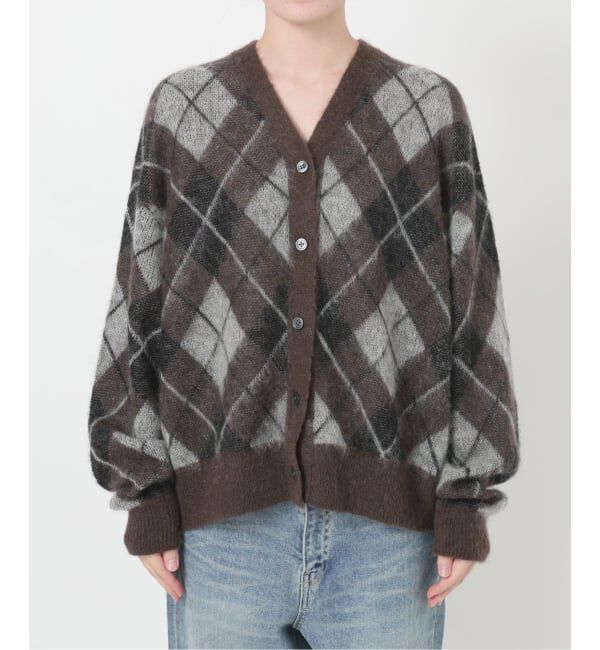 FRAMeWORK「アーガイルVネックカーディガン」|カーディガン|