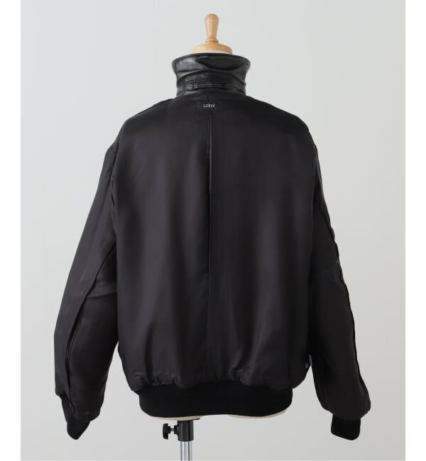 FRAMeWORK「LOEFF/ロエフ LAMB LTR FLHT ジャケット」|ライダースジャケット|