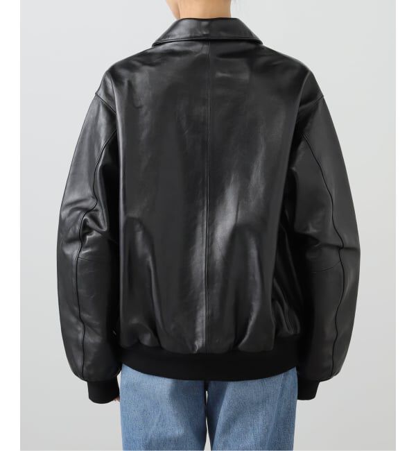 FRAMeWORK「LOEFF/ロエフ LAMB LTR FLHT ジャケット」|ライダースジャケット|