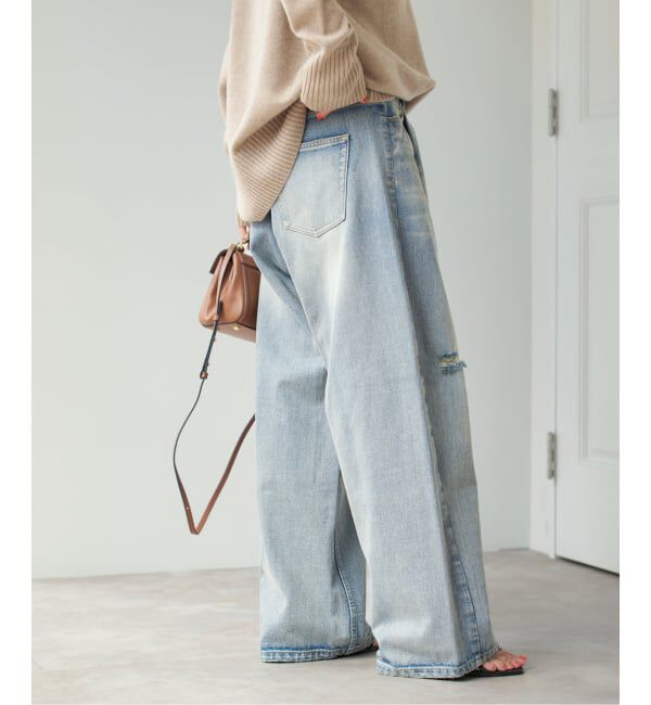 Spick and Span「5 1/2 TUCKBARREL DENIM」|デニム|