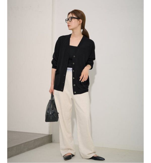 FRAMeWORK「≪WEB限定 / 追加≫イタリアヤーン basic Vネックカーディガン」|カーディガン|