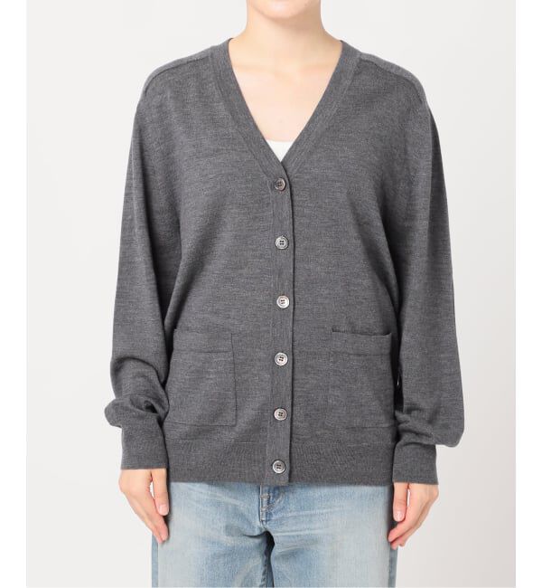 FRAMeWORK「≪WEB限定 / 追加≫イタリアヤーン basic Vネックカーディガン」|カーディガン|