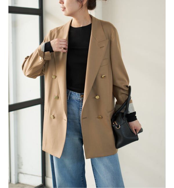 Spick and Span「VIAN / ヴィアン ジャケット」|テーラードジャケット|キャメル