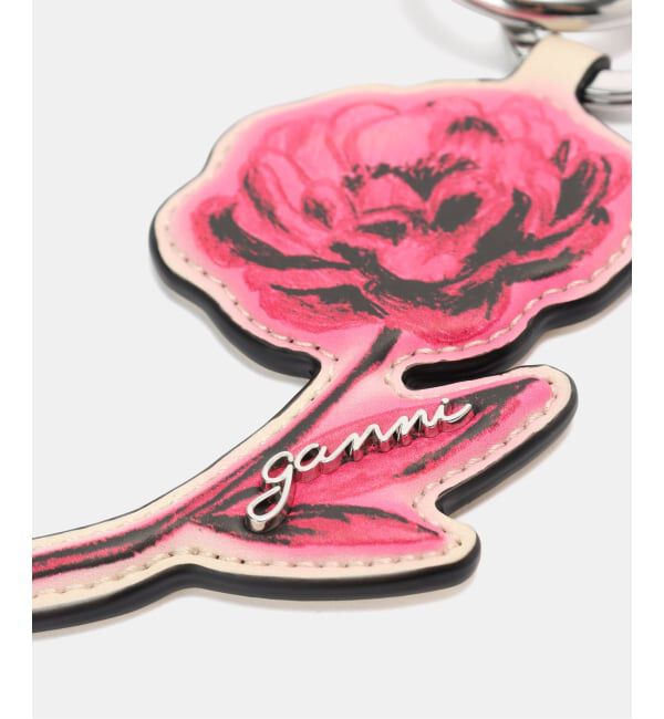 U by SPICK&SPAN「GANNI/ガニー Flower Keyring」|キーケース|