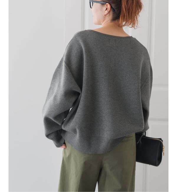 Spick and Span「《WEB限定 / 追加予約》メタルボタンヘンリーネックニット」|ニット・セーター|