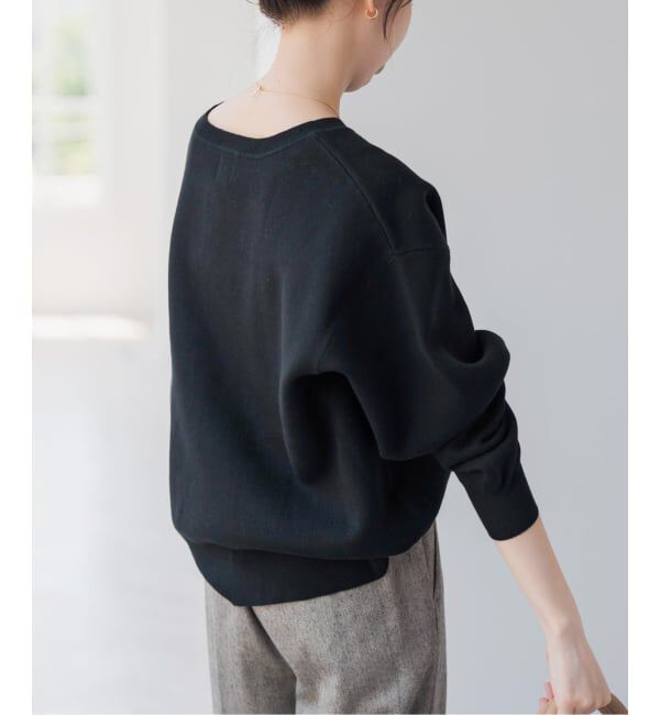 Spick and Span「《WEB限定 / 追加予約》メタルボタンヘンリーネックニット」|ニット・セーター|