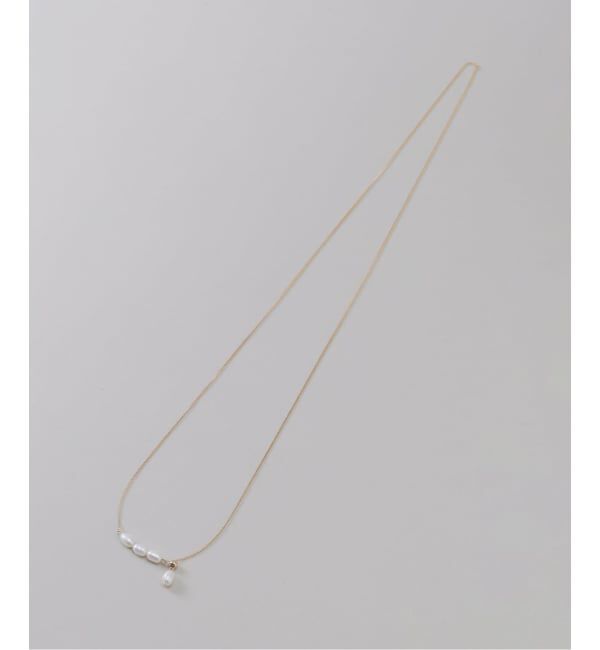 NOBLE「《追加》MIHOKO SAKAI/ミホコサカイ 3パールスライドネックレス」|ネックレス|