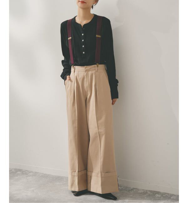 Spick and Span「Higuchi*S サスペンダーツキチノパン」|チノ|