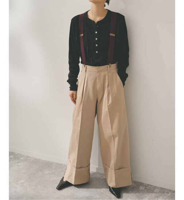 Spick and Span「Higuchi*S サスペンダーツキチノパン」|チノ|