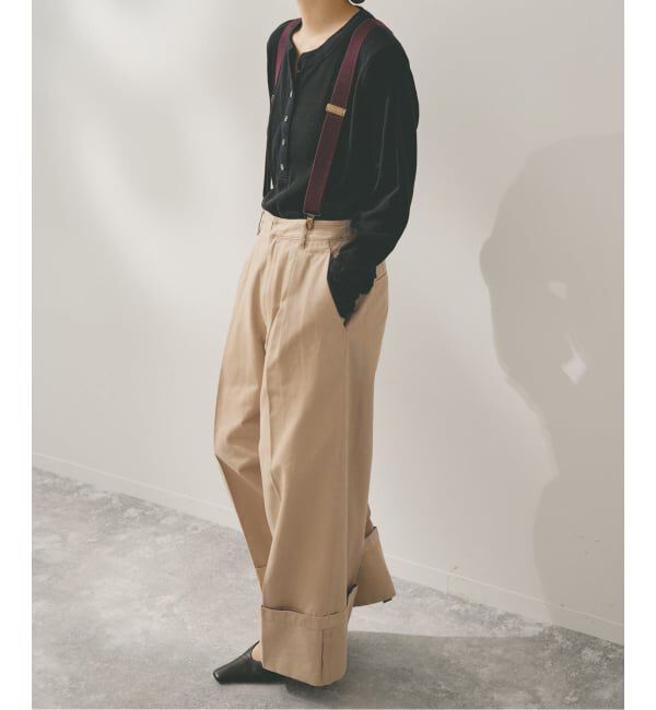 Spick and Span「Higuchi*S サスペンダーツキチノパン」|チノ|