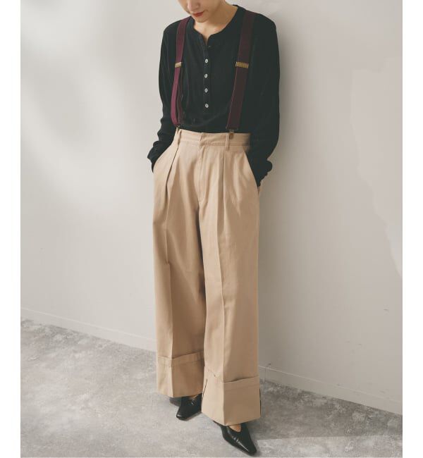 Spick and Span「Higuchi*S サスペンダーツキチノパン」|チノ|