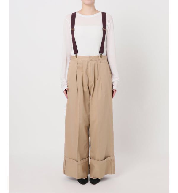 Spick and Span「Higuchi*S サスペンダーツキチノパン」|チノ|