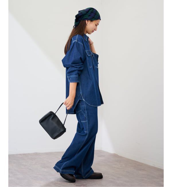 FRAMeWORK「MY LAB ウールチェック三角スカーフ」|バンダナ・スカーフ|