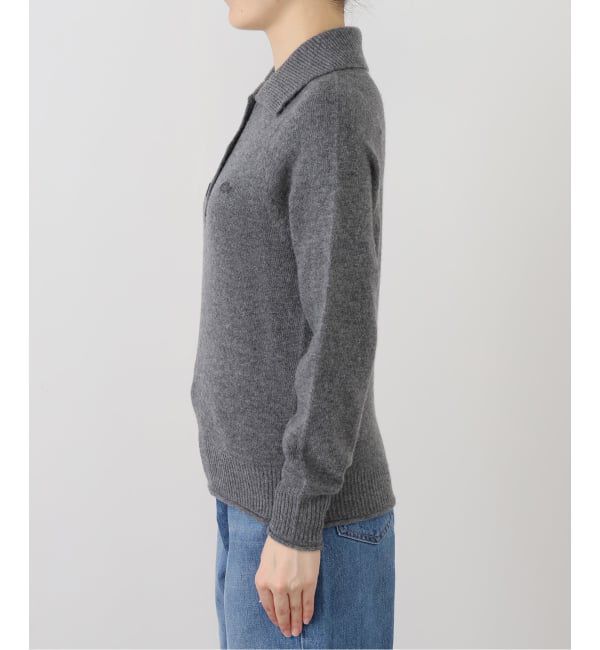 U by SPICK&SPAN「LACOSTE/ラコステ HALF BUTTON ニットプルオーバー」|ニット・セーター|