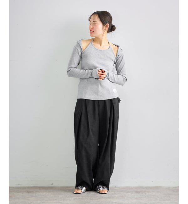 U by SPICK&SPAN「《予約》【OURSAALTY / アワーサールティー】 Rhythmic Set Up」|Tシャツ・カットソー|