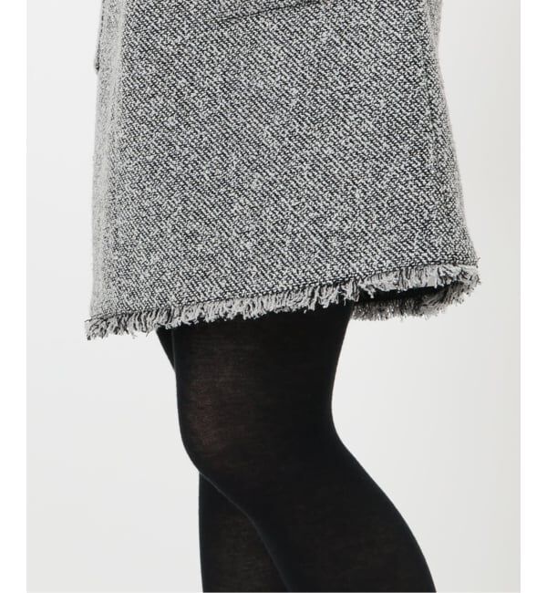  「【洗える】ツイードミニジャンスカ」|ワンピース|