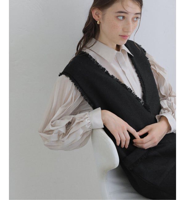  「【洗える】ツイードミニジャンスカ」|ワンピース|