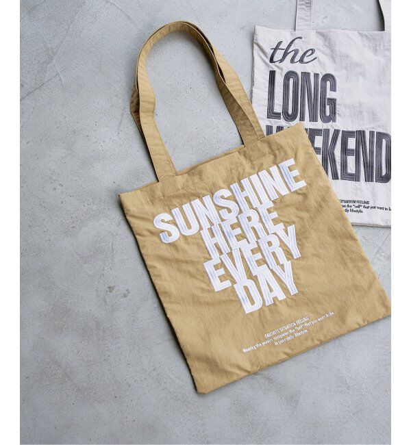  「《追加》LE TALON メッセージトート2」|トートバッグ|ベージュ