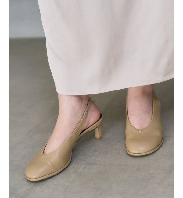 「《予約》5.5cmオブリークスリングバック」|パンプス|