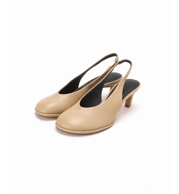  「《予約》5.5cmオブリークスリングバック」|パンプス|