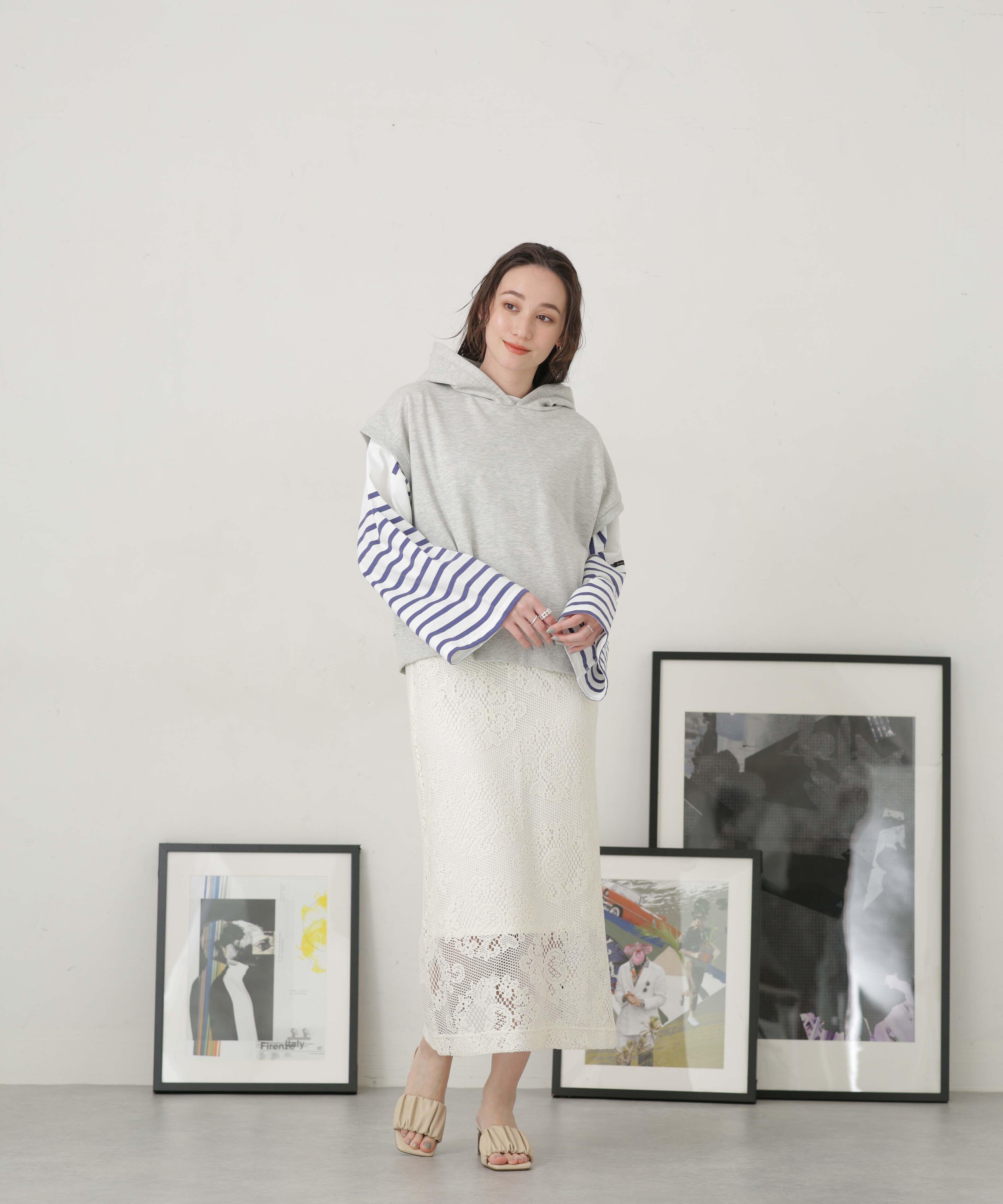 nano･universe「LB.04/レースタイトスカート」|スカート|