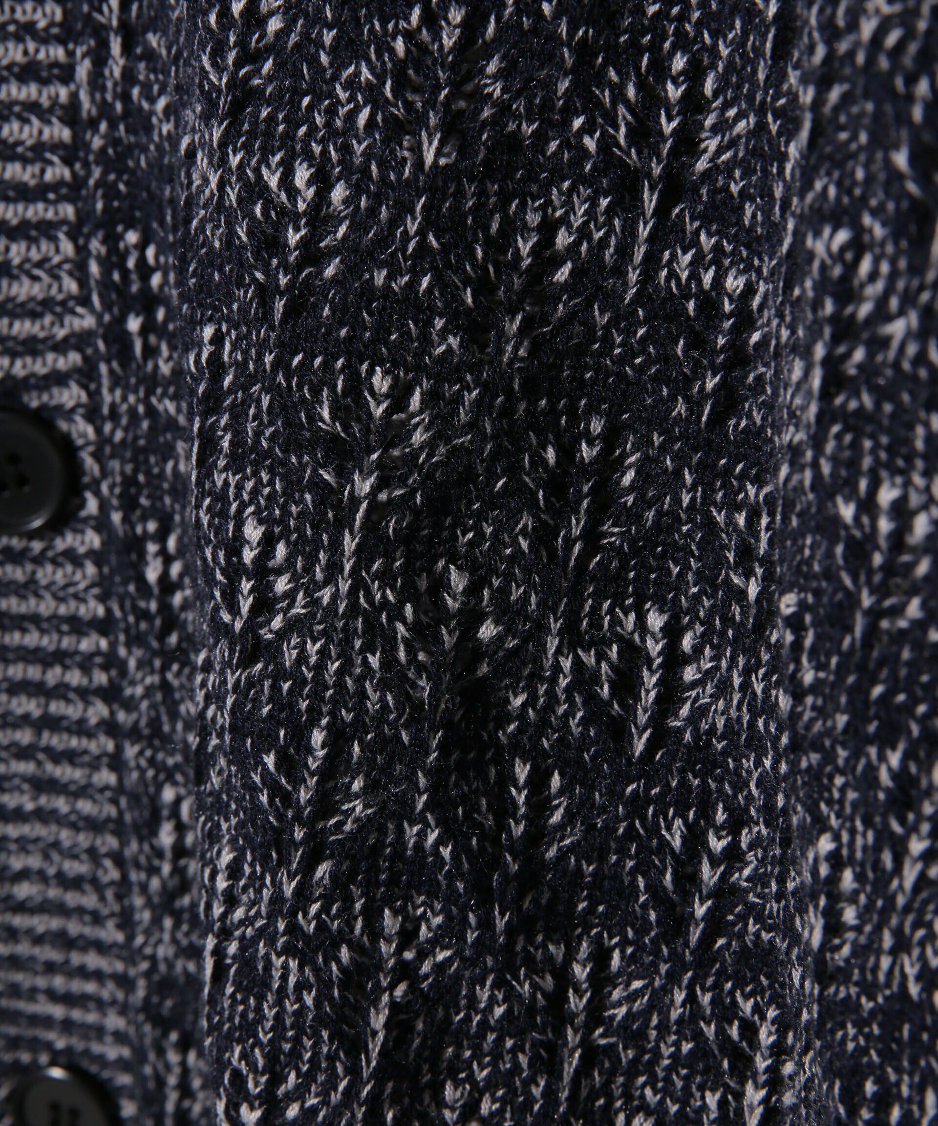 nano･universe「WEB限定/「Commonuse」ジャガードＶネックカーディガン」|ニット・セーター|