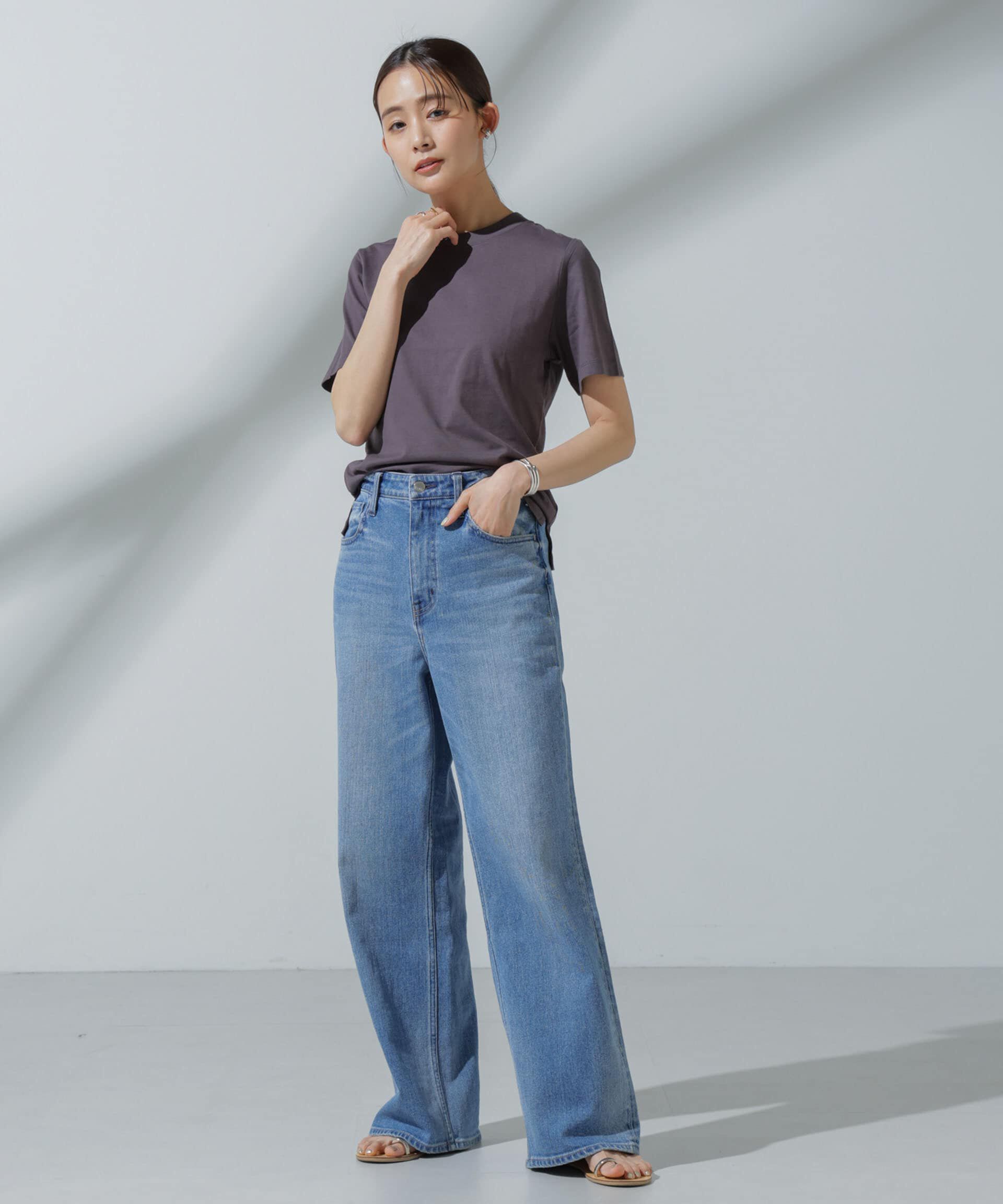 nano･universe「Anti Soaked(R) 汗染み防止 クルーネックTシャツ」|Tシャツ・カットソー|