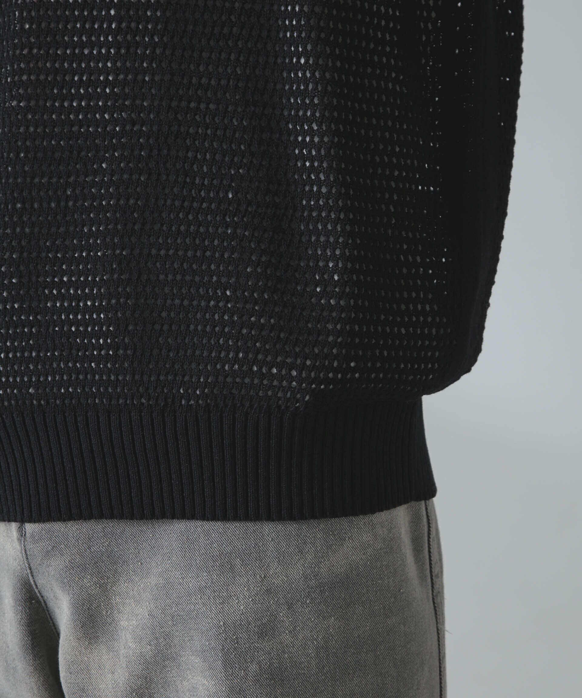 nano･universe「ギマアイレットボクシーニットプルオーバー」|ニット・セーター|