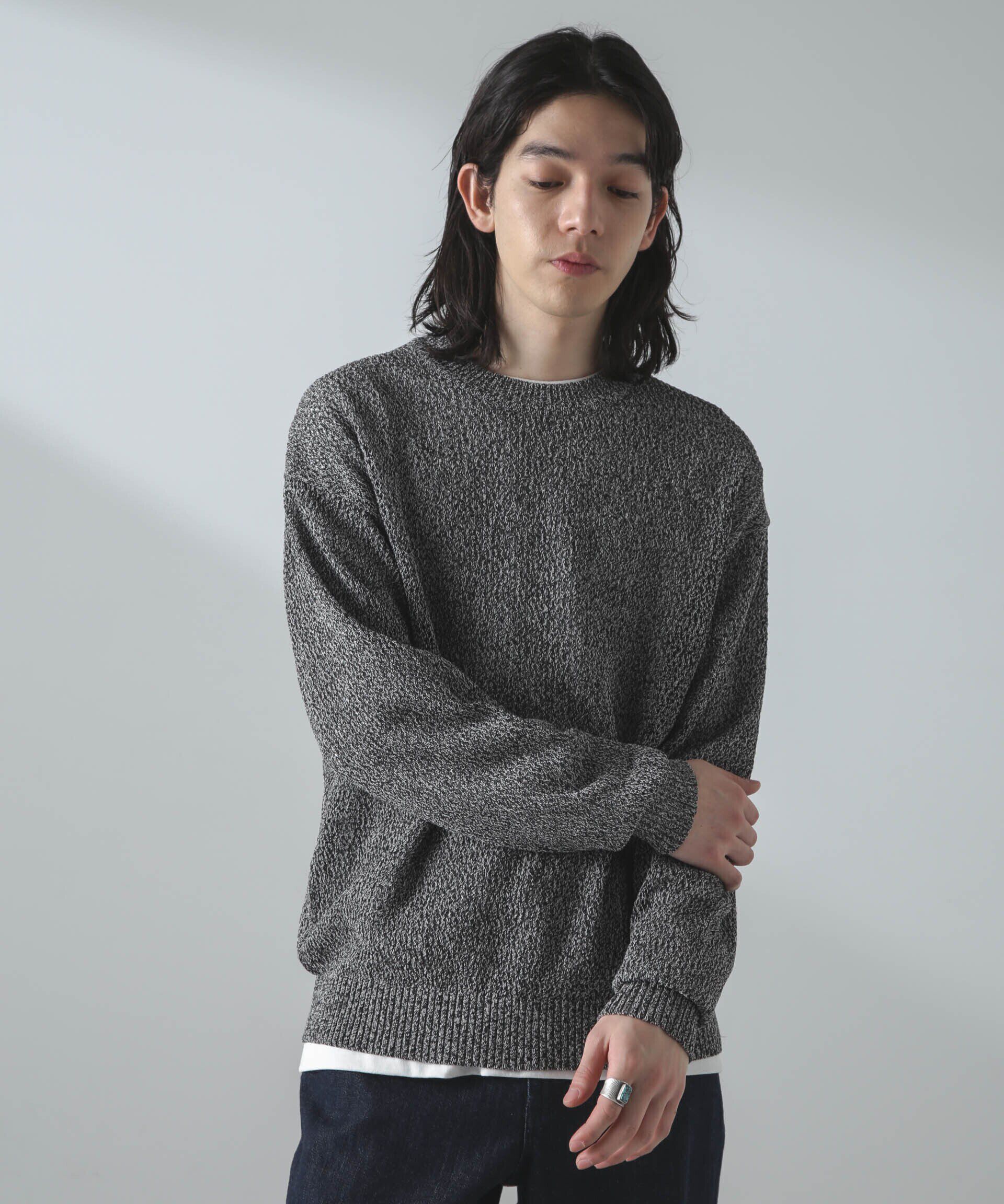 nano･universe「ギマアイレットボクシーニットプルオーバー」|ニット・セーター|