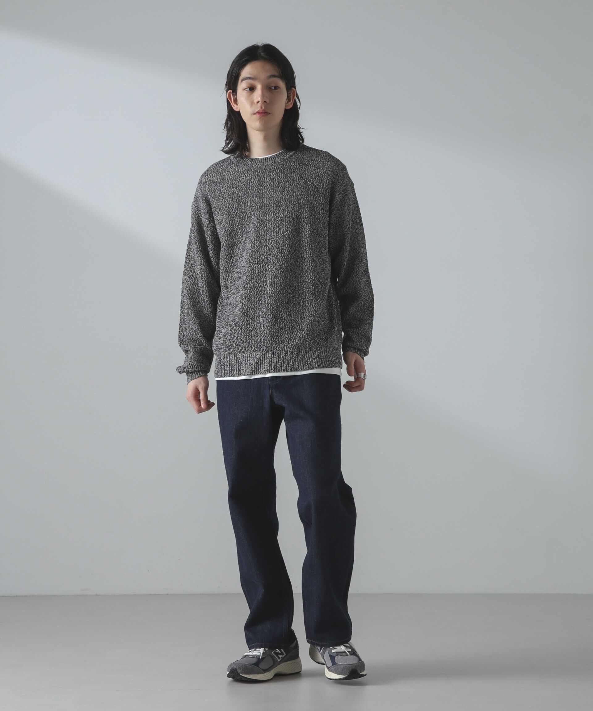 nano･universe「ギマアイレットボクシーニットプルオーバー」|ニット・セーター|