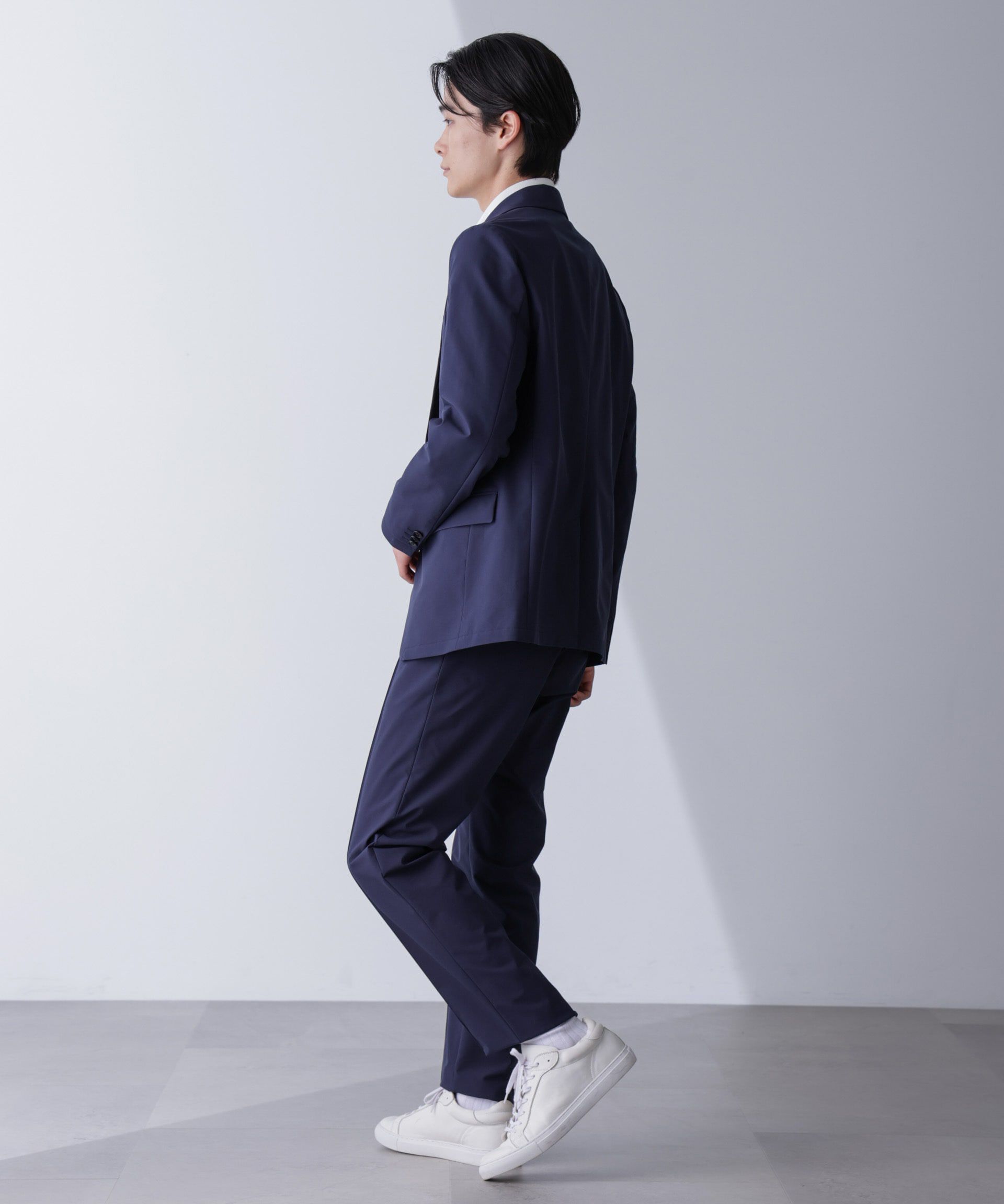 nano･universe「｢N JACKET PREMIUM｣TEXBRID(R)撥水ｳﾗﾄﾞｯﾄｽﾄﾚｯﾁｼﾞｬｹｯﾄ(ｾｯﾄ 」|スーツ|