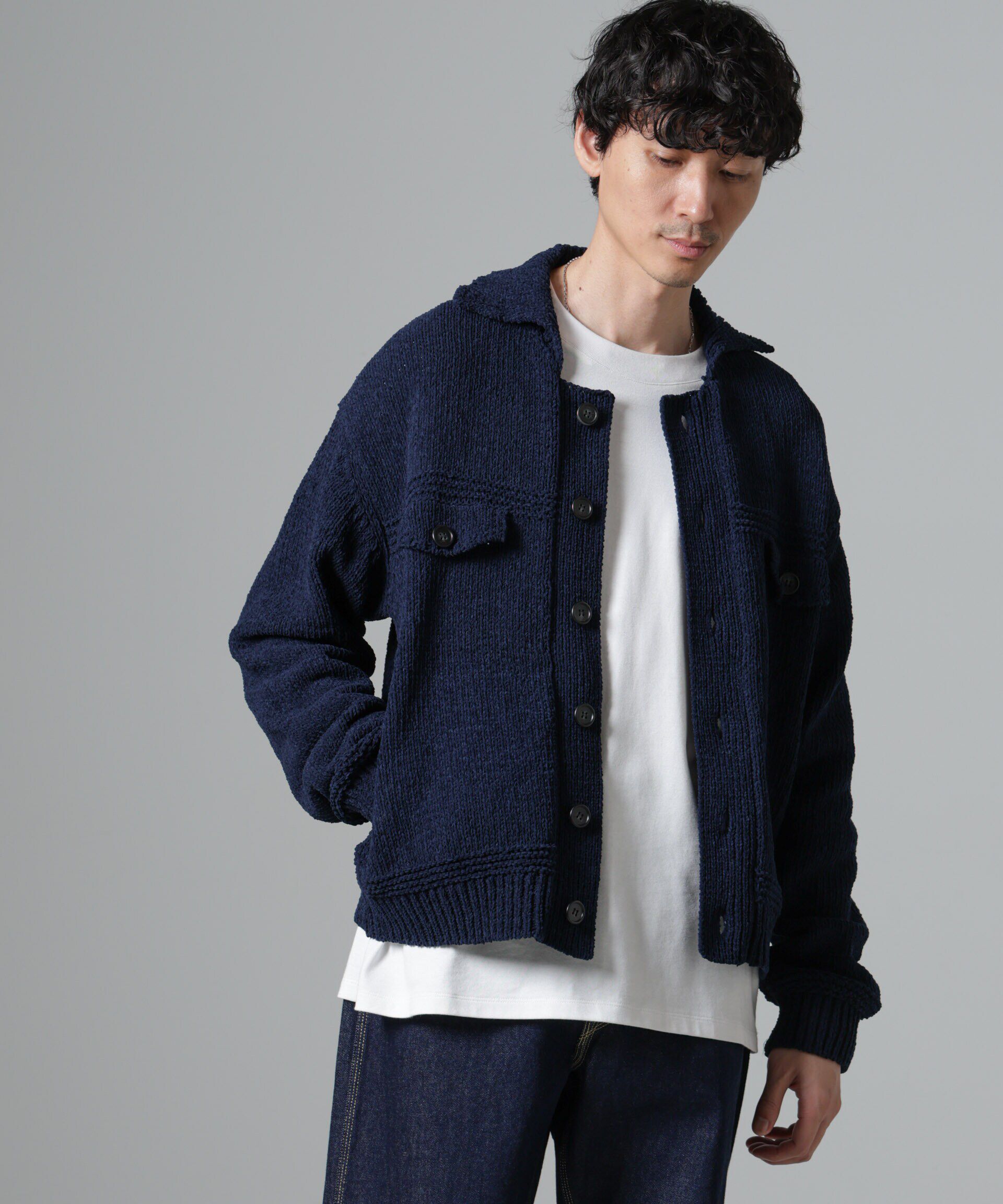 nano･universe「シェニールモールブルゾン」|ブルゾン・スタジャン|