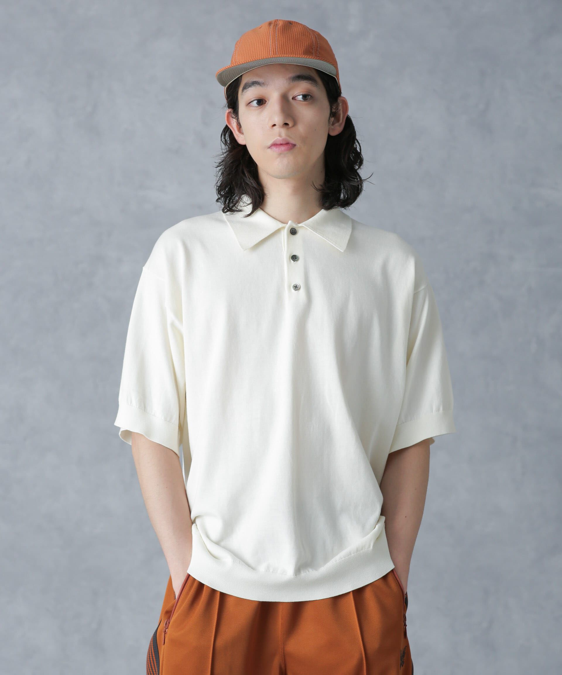nano･universe「crepuscule/別注 S/S KNIT POLO」|Tシャツ・カットソー|