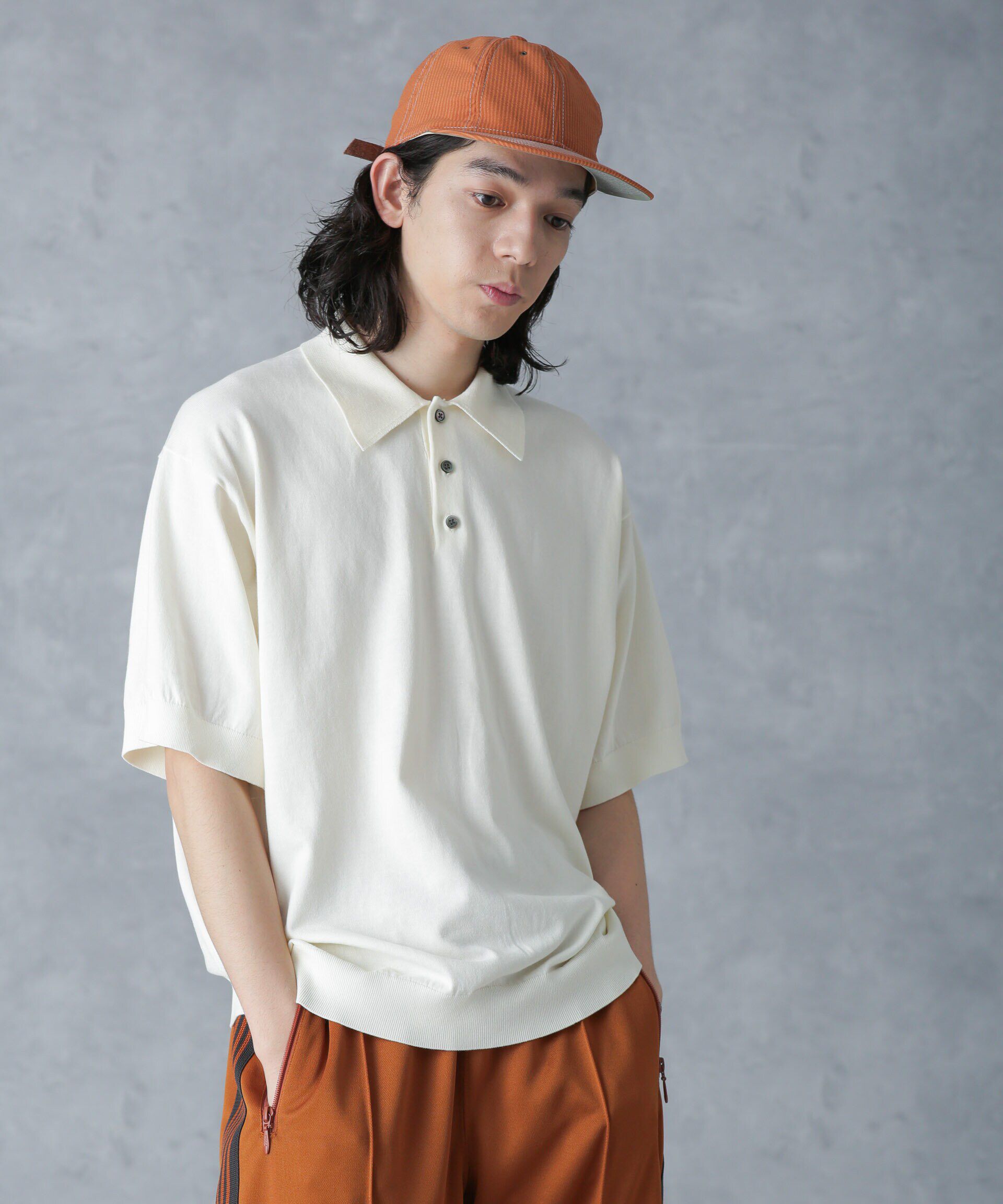 nano･universe「crepuscule/別注 S/S KNIT POLO」|Tシャツ・カットソー|