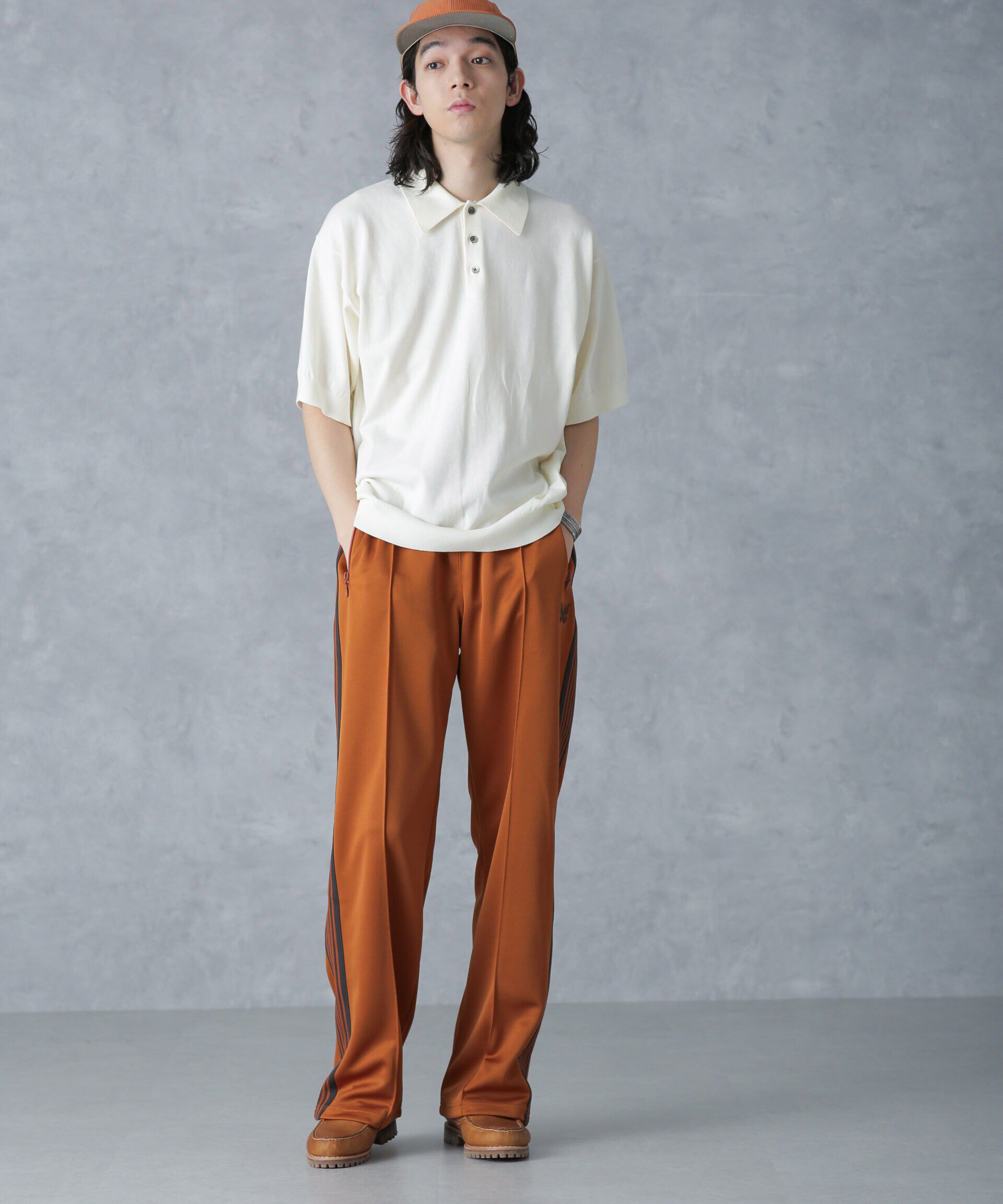 nano･universe「crepuscule/別注 S/S KNIT POLO」|Tシャツ・カットソー|