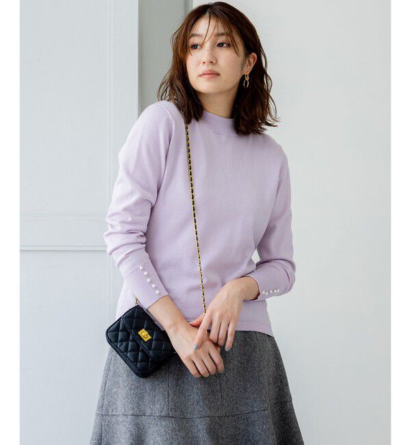 組曲「【WEB限定・2SET】バックレースツインセット」|カーディガン|