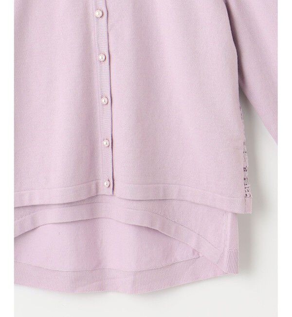 組曲「【WEB限定・2SET】バックレースツインセット」|カーディガン|