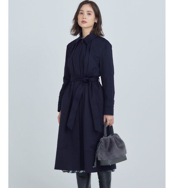 組曲「【WEB限定】ライトトレンチ ステンカラーコート」|ステンカラーコート|ネイビー系