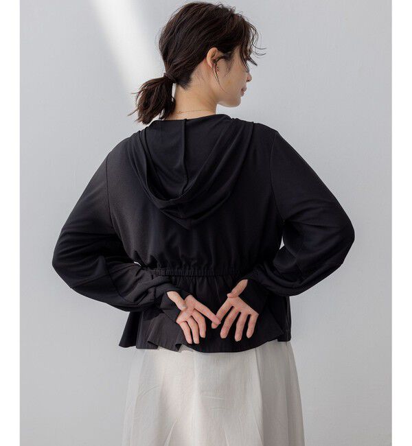 組曲「【WEB限定】ラッシュガード ペプラムパーカー」|パーカー|