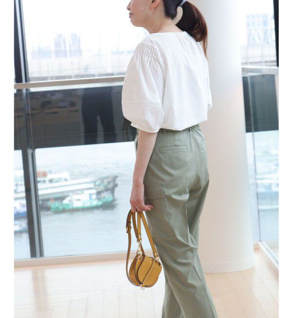 自由区「【洗える】撥水シルキーポプリン カーゴパンツ」|その他|