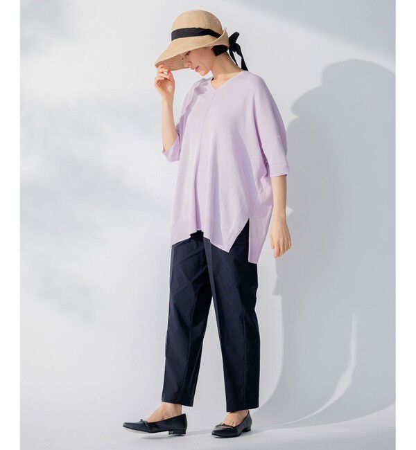 自由区「【洗える】撥水シルキーポプリン カーゴパンツ」|その他|