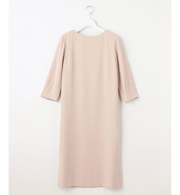 自由区「【XSサイズ～/洗える】ダブルフェイススーティング サックワンピース」|ワンピース|