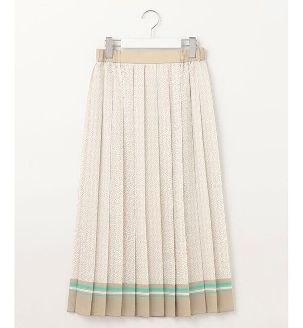 自由区「【セットアップ対応・洗える】モノグラムプリント スカート」|スカート|